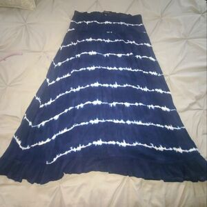 INC Tie Dye Striped Skirt XL